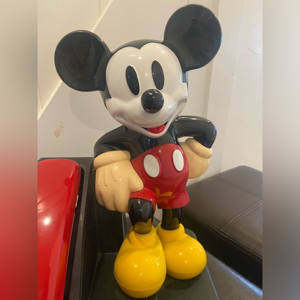Disney Mickey Mouse Red and Black Telephone - Picture 2 of 9